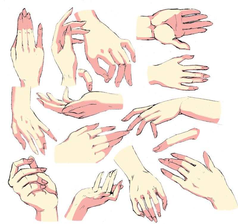 很全的手部姿势素材 一起练习画手吧 知乎 很全的手部姿势素材 一起练习画手吧 知乎