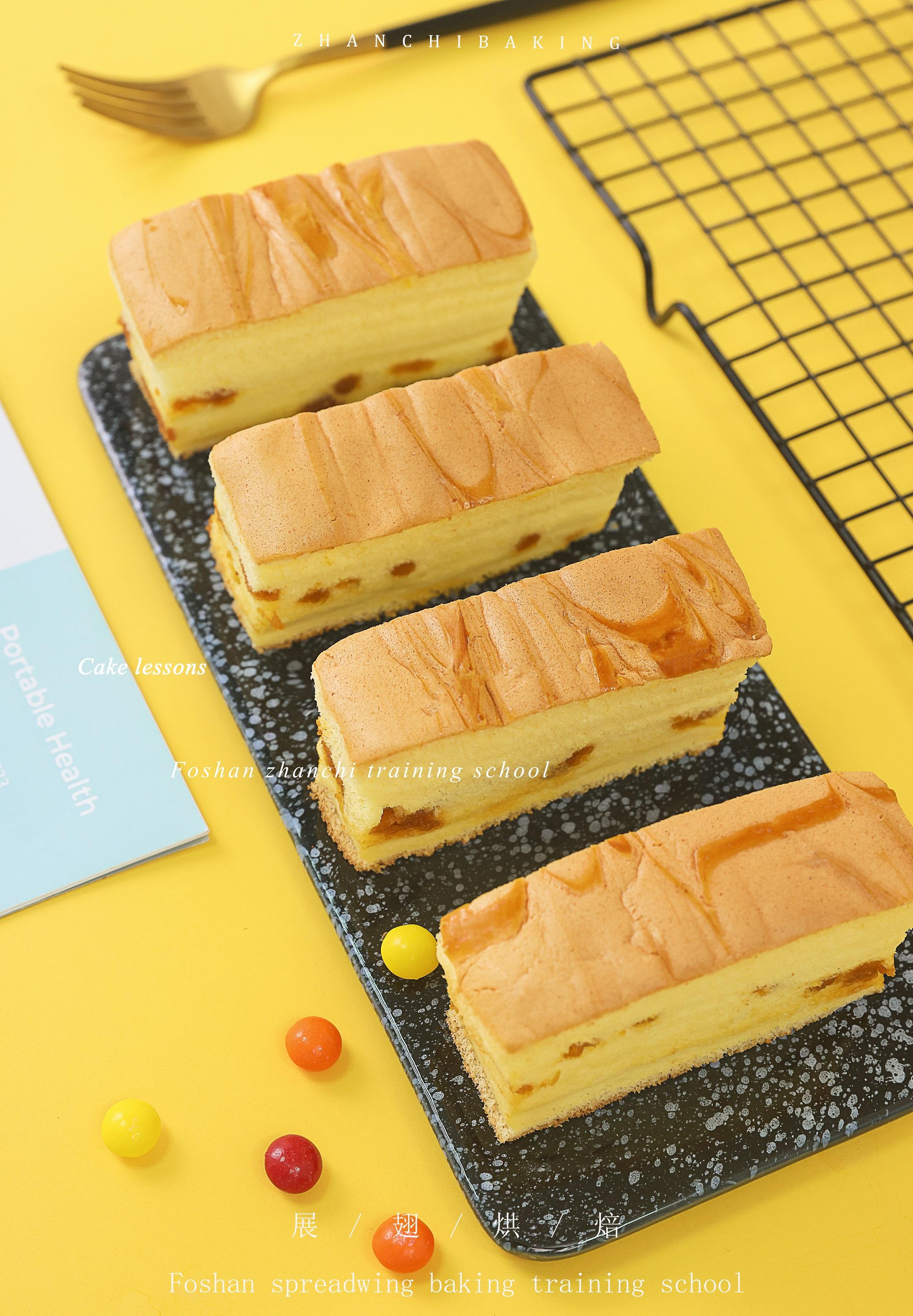 芝士咸蛋黄肉松古早蛋糕一口一个好吃到duang内附步骤讲解