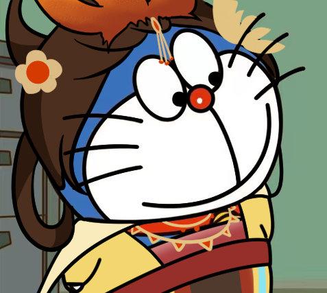 最近超火的哆啦a梦彩色表情包我们一起嗨呀