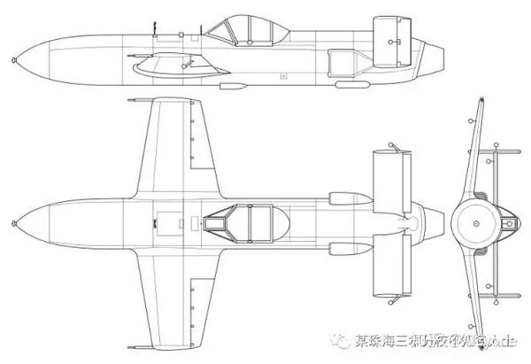 攻击机三视图图片