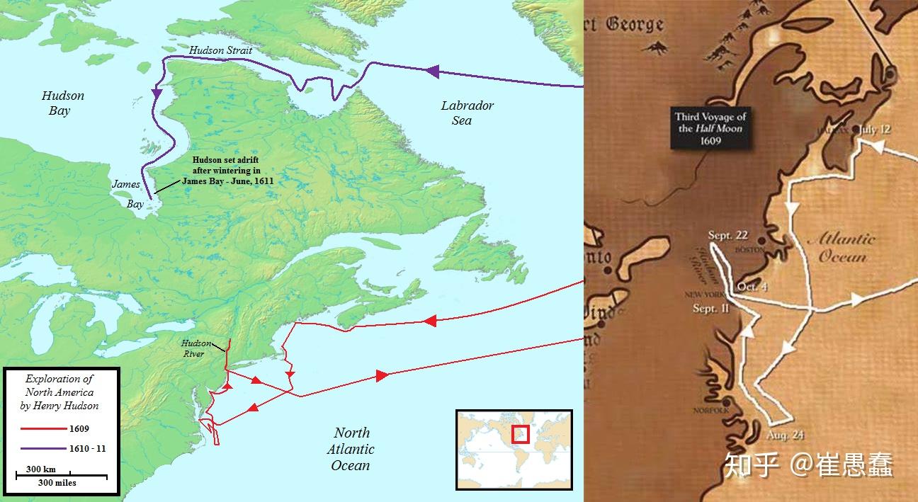 山河中的美国史3谁发现了哈德逊河