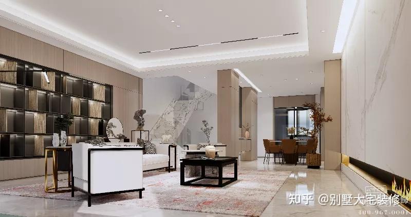 别墅装修 | 560平米新中式风格案例赏析 - 知乎