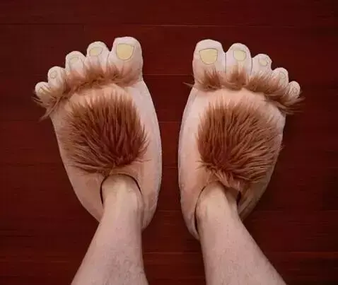 《指环王》系列中隐居夏尔的霍比特人跋山涉水的毛毛脚,家居穿起来