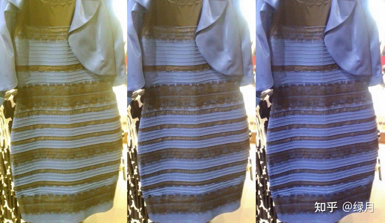 再举一个例子,图3中的裙子是白金还是蓝黑?