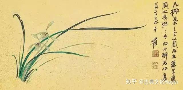 国画名家画兰,清介坚劲之美! - 知乎