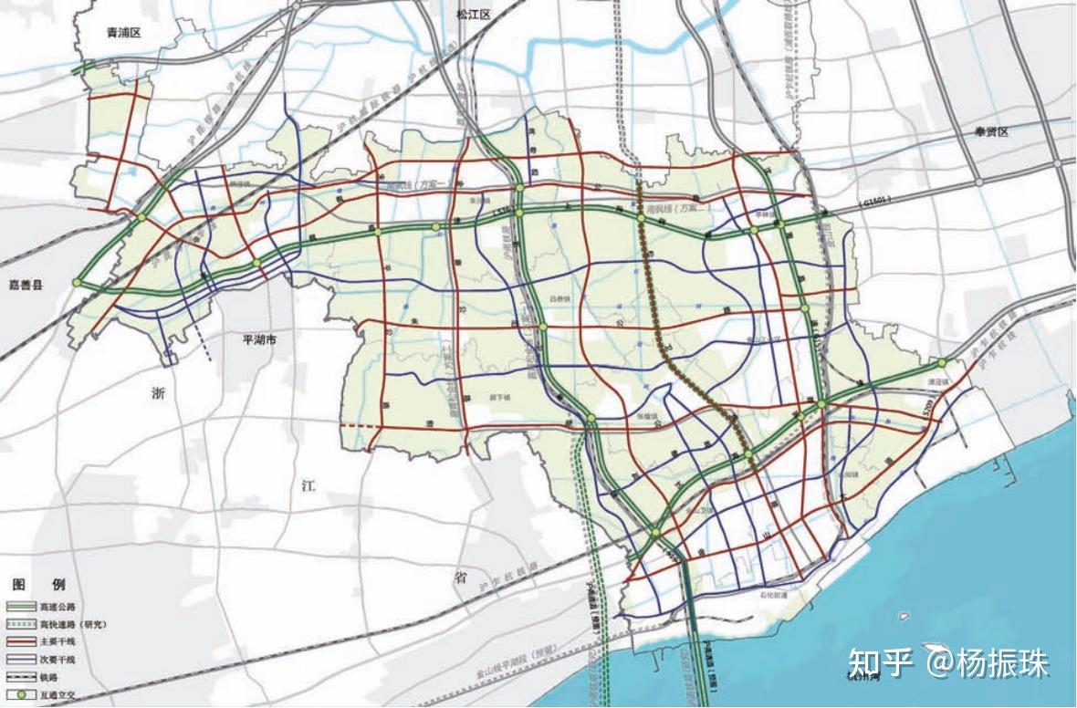 金山区规划图2035图片