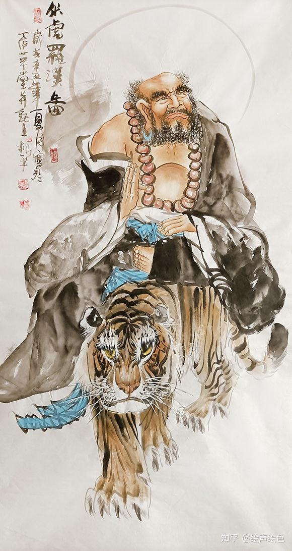 画家张松平墨笔丹青神来之笔