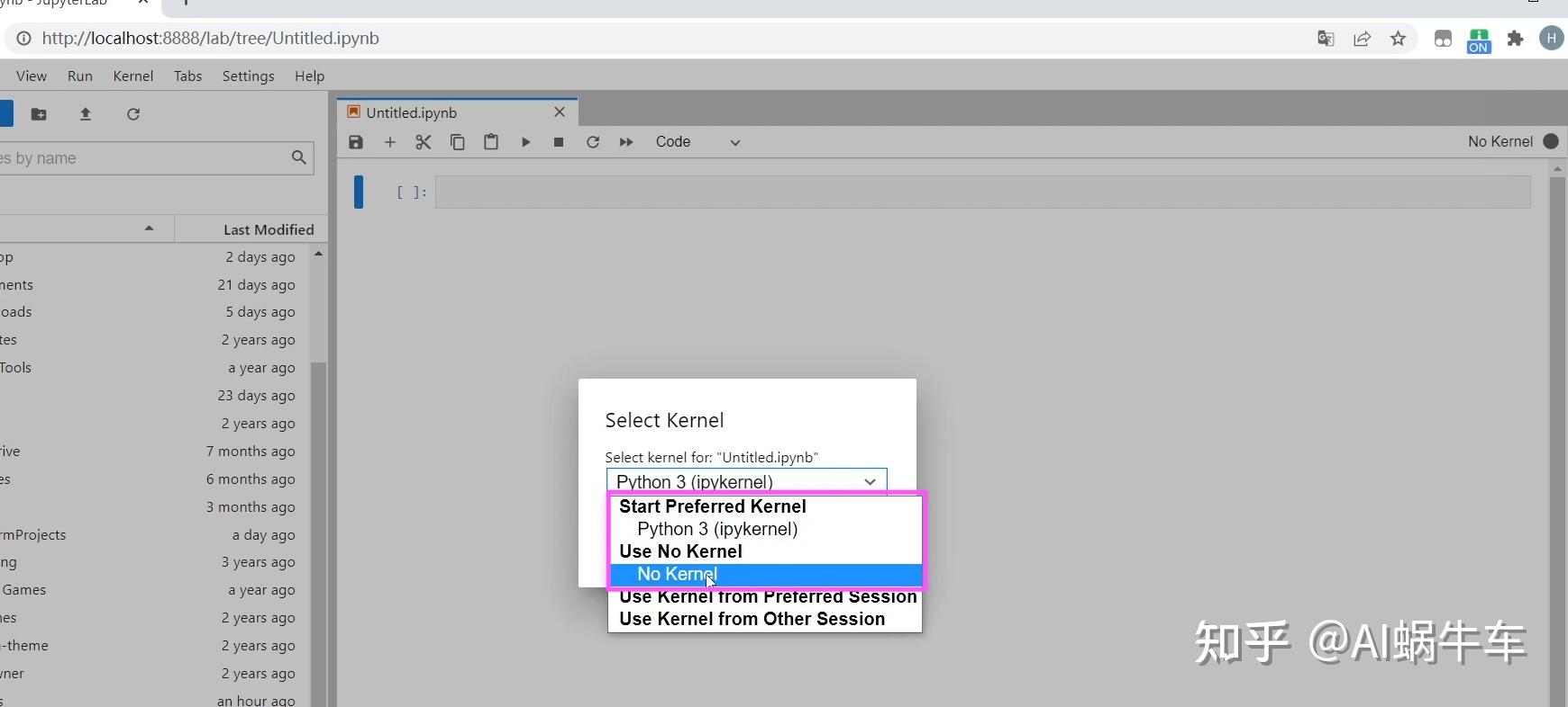 Jupyter lab kernel anaconda jupyter lab 