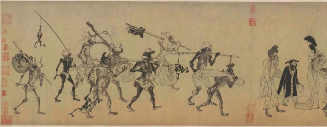 時代物　中国古画 看了这些名画，你还怕鬼吗？ - 知乎