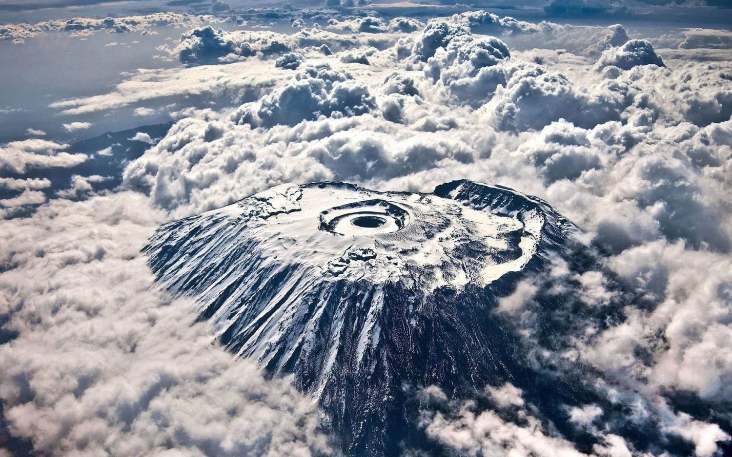 赤道雪峰乞力马扎罗山图片