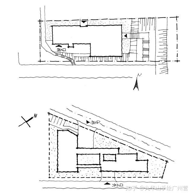 【建筑快题】建筑总平面图的设计表达图解解析(上) - 知乎