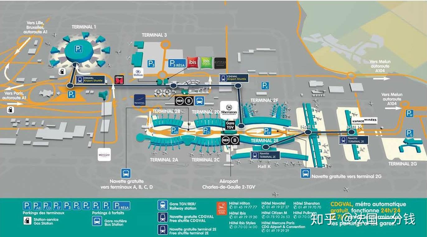 巴黎戴高乐机场交通详解再也不害怕迷失在异国机场