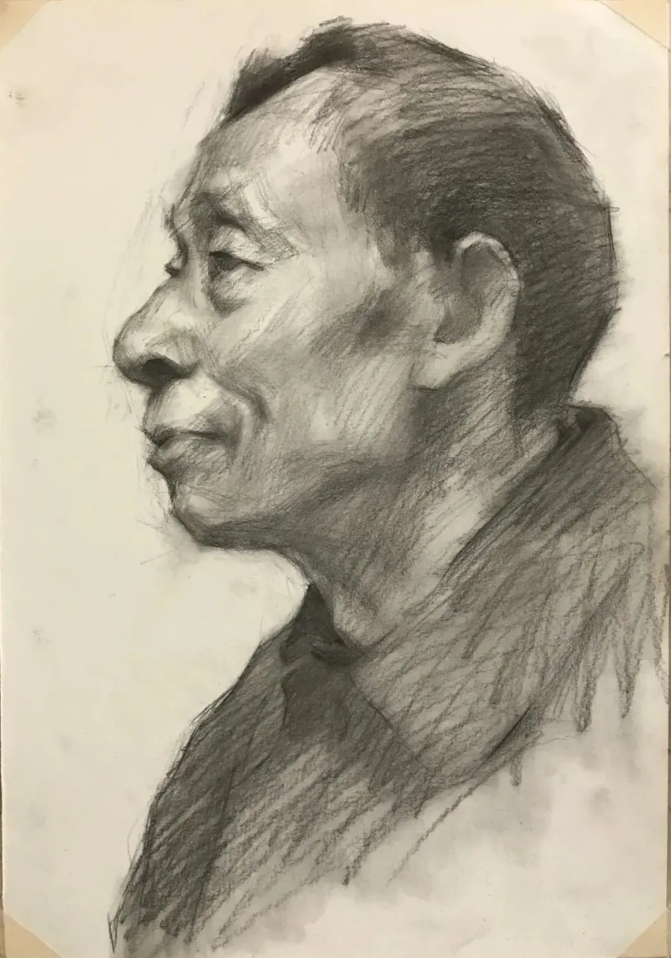 加分秘籍丨正侧素描头像这样画,能考清美!