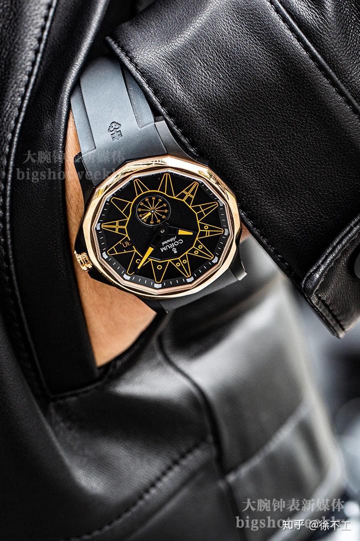昆仑表海军上将42黑金双色自动腕表年轻的运动之选丨大腕钟表新媒体