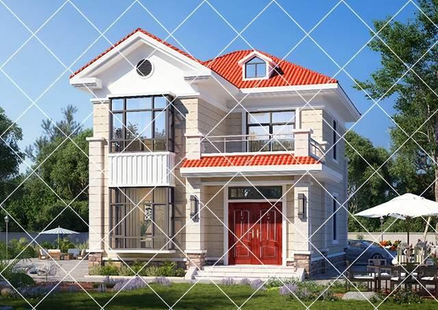 开间8米左右的12套二层农村自建别墅，造价最低15万起建农村别说 - 知乎