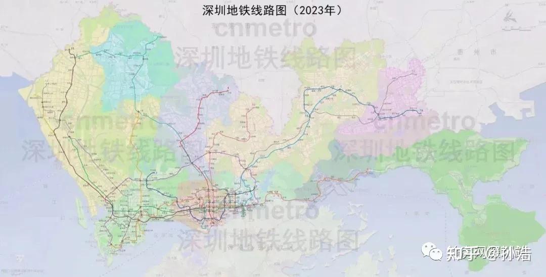 深圳详细地铁线路图(1-33号线),附高铁与城际线路图,持续更新 - 知乎