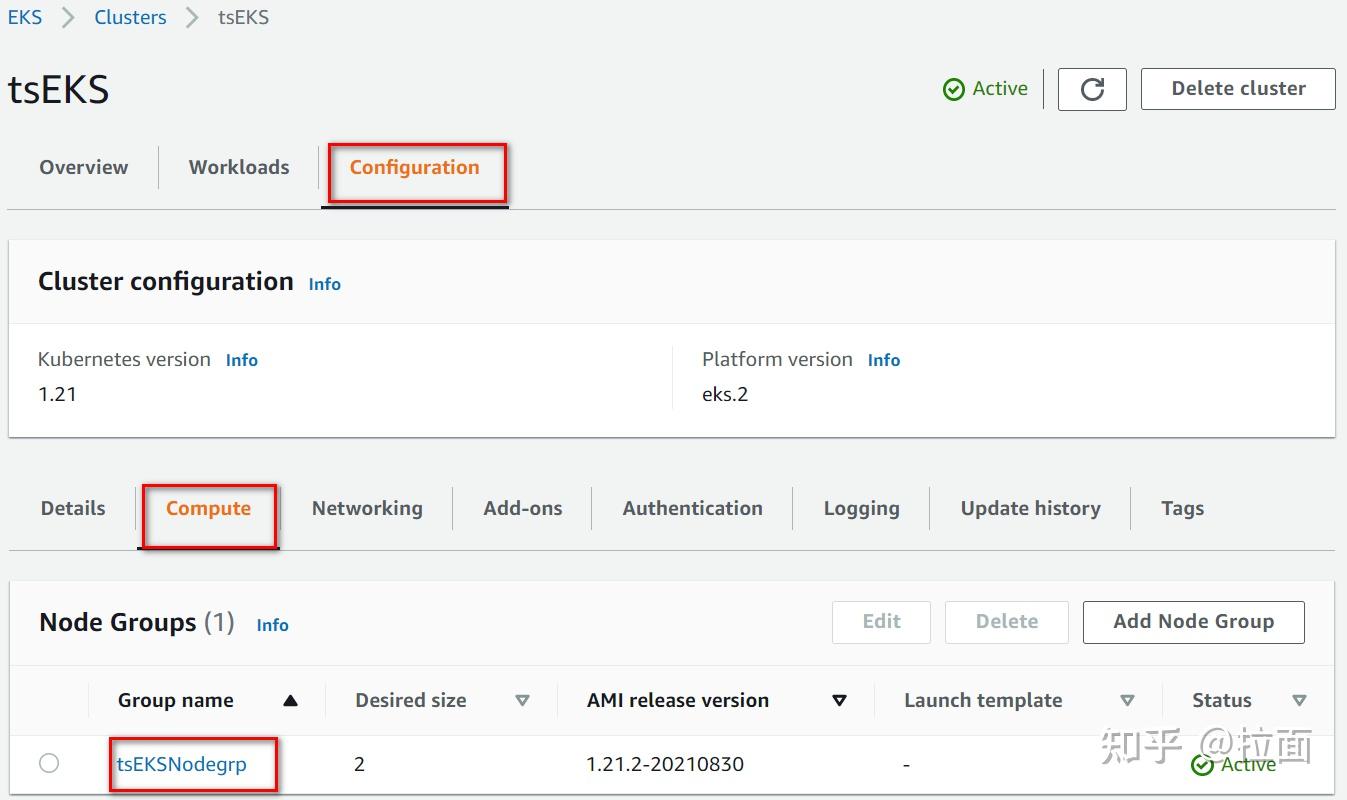 AWS EKS 集群配置 ALB Ingress 知乎