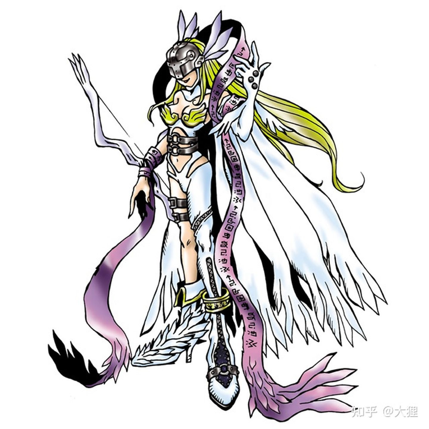 数码宝贝：女版天使兽，拥有七十二变的能力，才智无双的圣女 - 哔哩哔哩