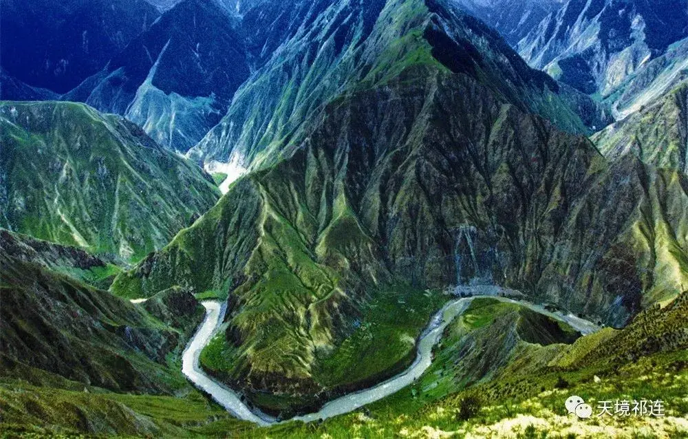 藏在祁连山中的绝美原始景观黑河大峡谷