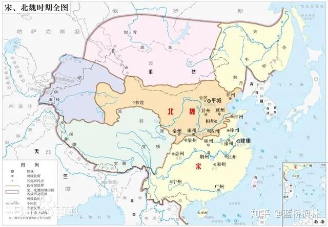 历史天空 .南北朝时期南朝刘宋王朝de疆域 - 知乎