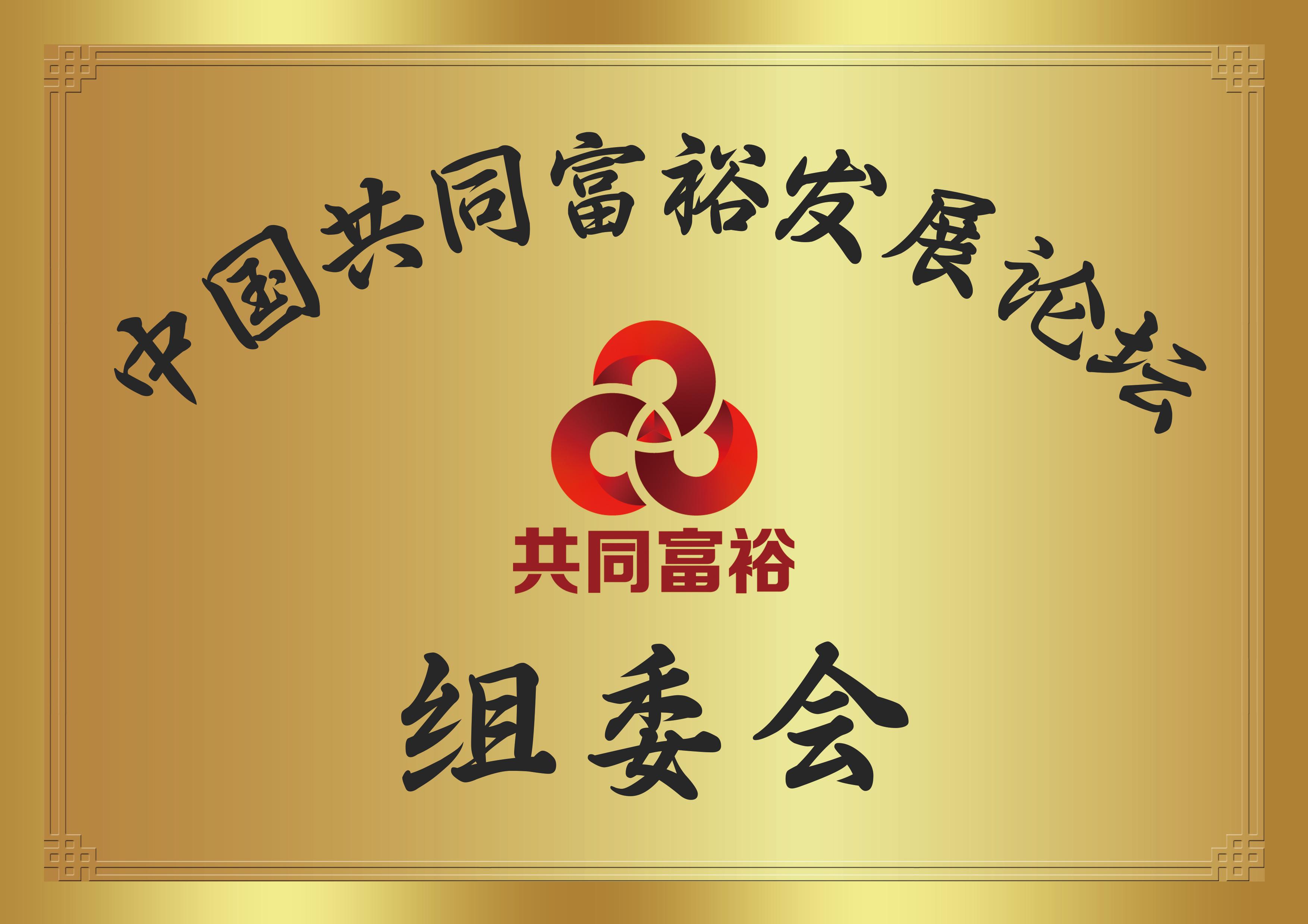 中国共同富裕发展论坛正式发布官方logo徽标