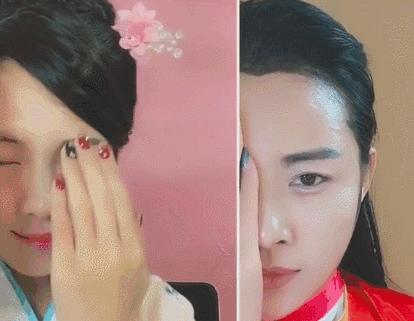 她的仿妆堪比变脸拥有90万粉丝的百变女王丁兰仿妆堪称一绝