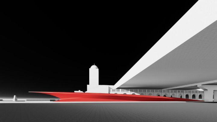 广州人民桥北桥头堡桥底空间设计第一名方案邬超