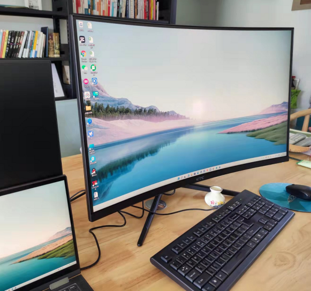 ktc32寸大屏曲面高刷显示器开箱及使用评测