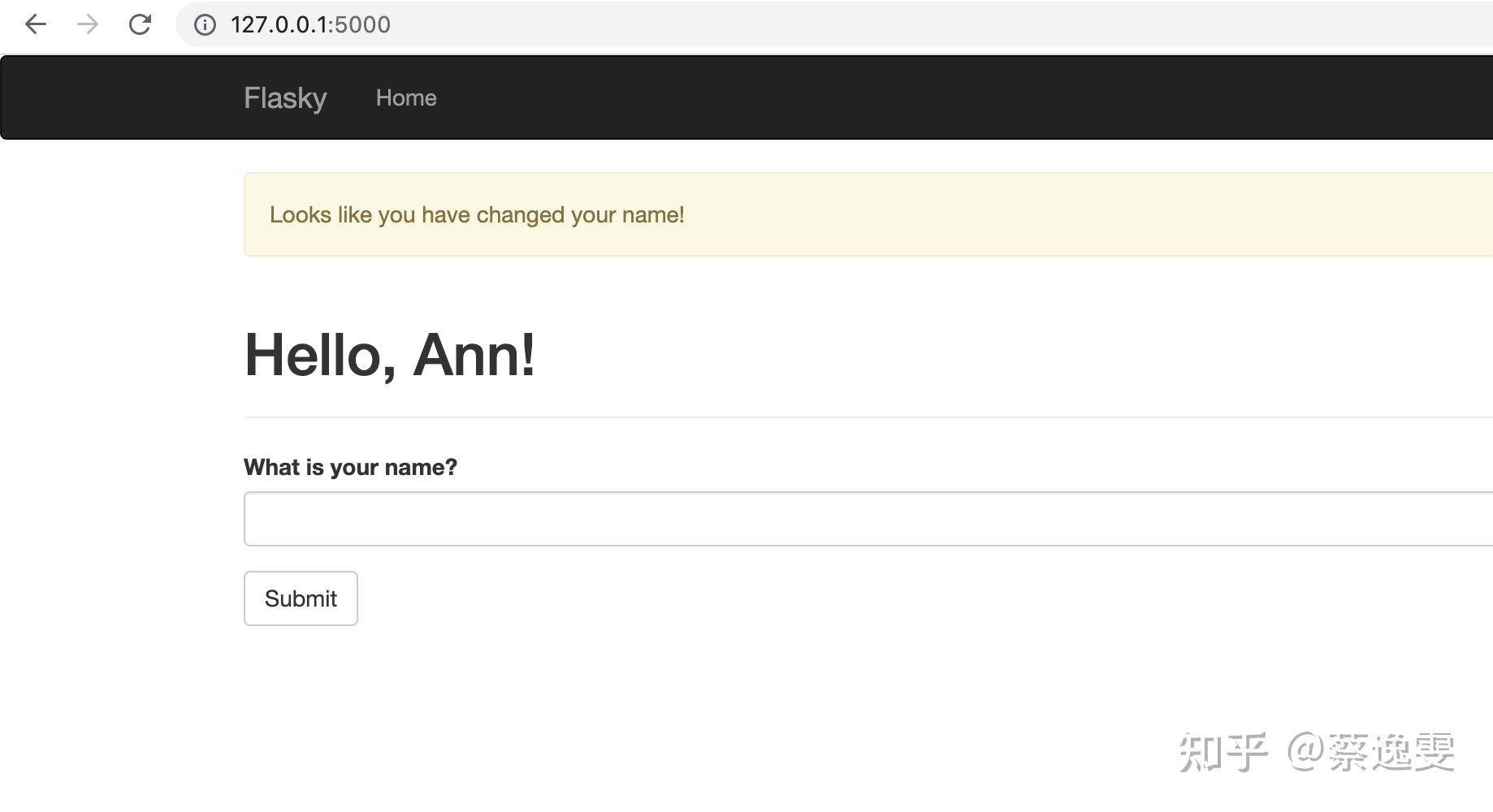 为Flask表单配置提示信息 知乎
