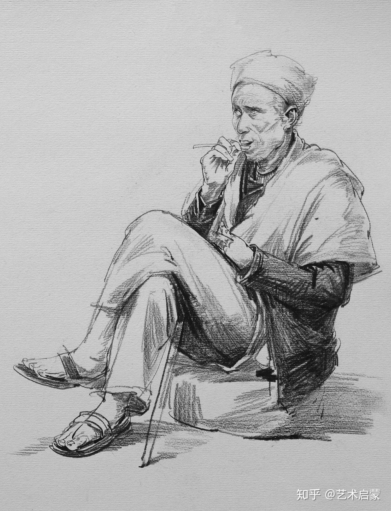 宝藏级人物速写超级好看又好学