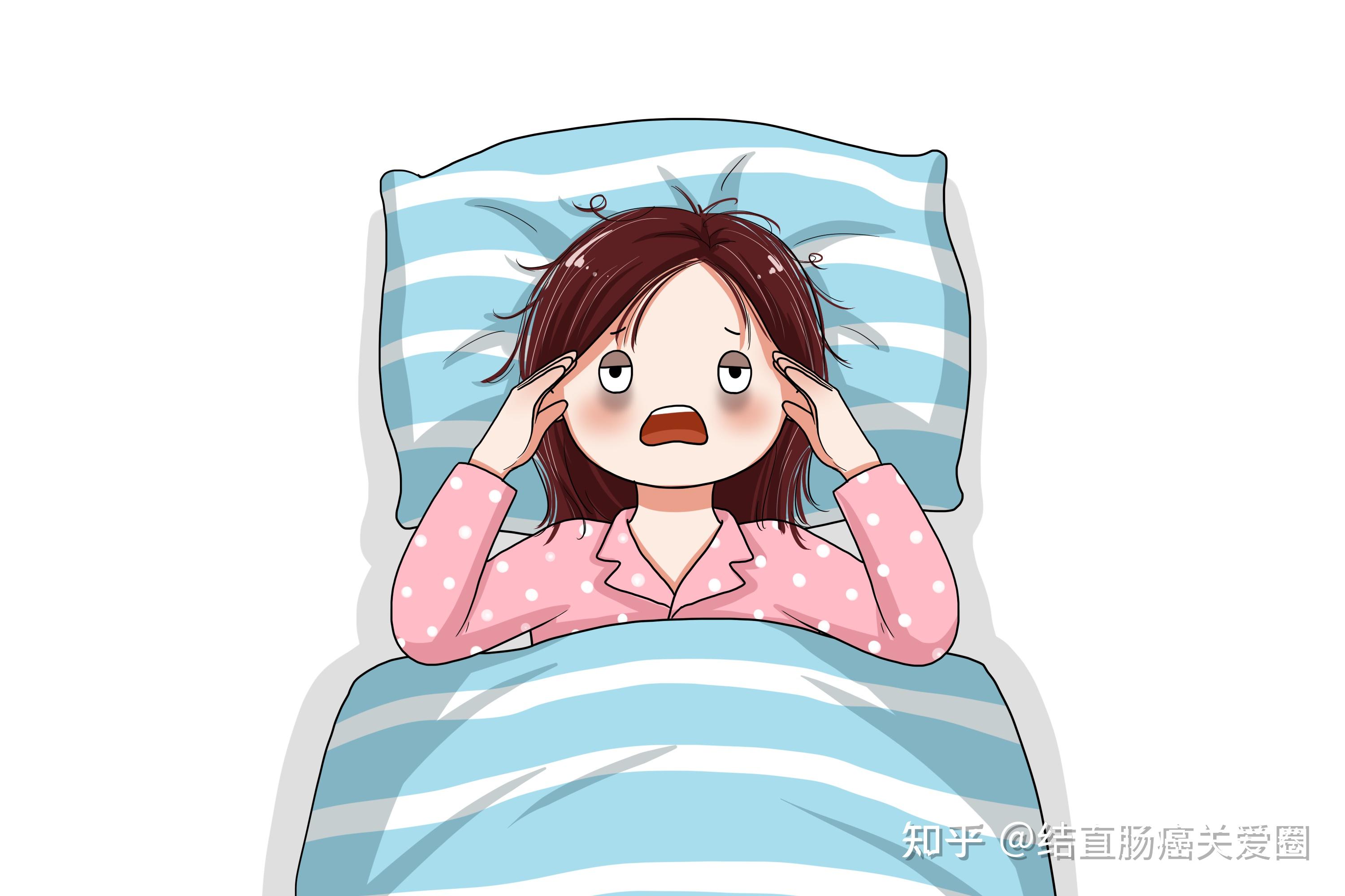 睡眠质量差的图片卡通图片