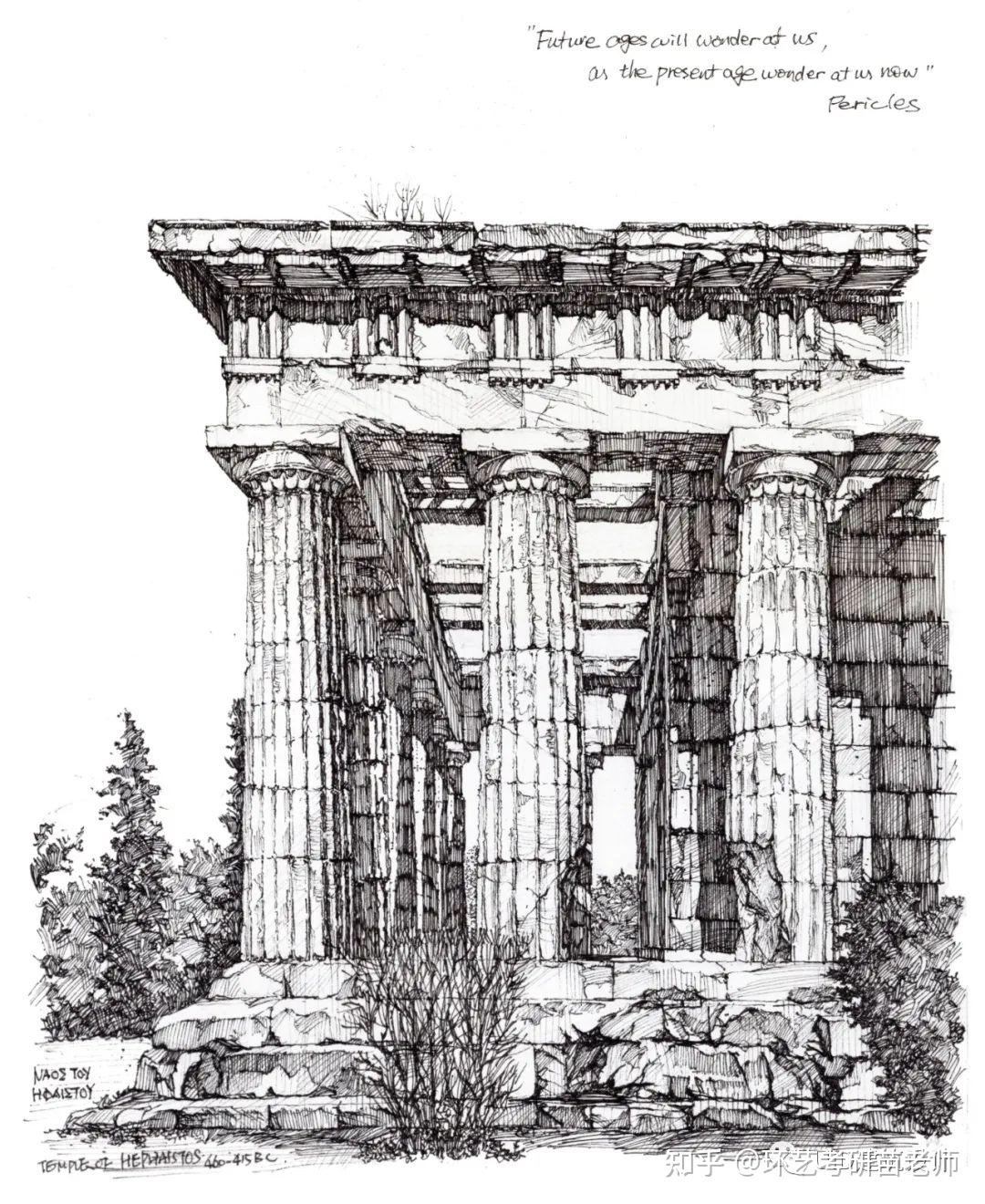 雅典希腊集市平面图和雅典城模型古集市模型(网络图片)"阿哥拉 "