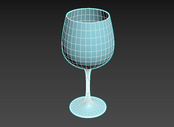 沐风老师3dmax高脚杯(酒杯)建模教程