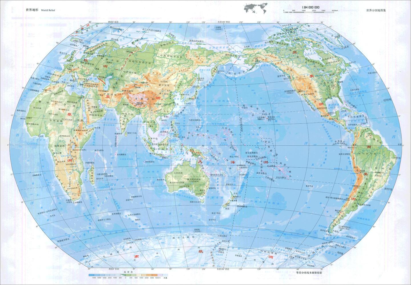 图文解读世界各大洲高清地形图（可收藏） - 知乎