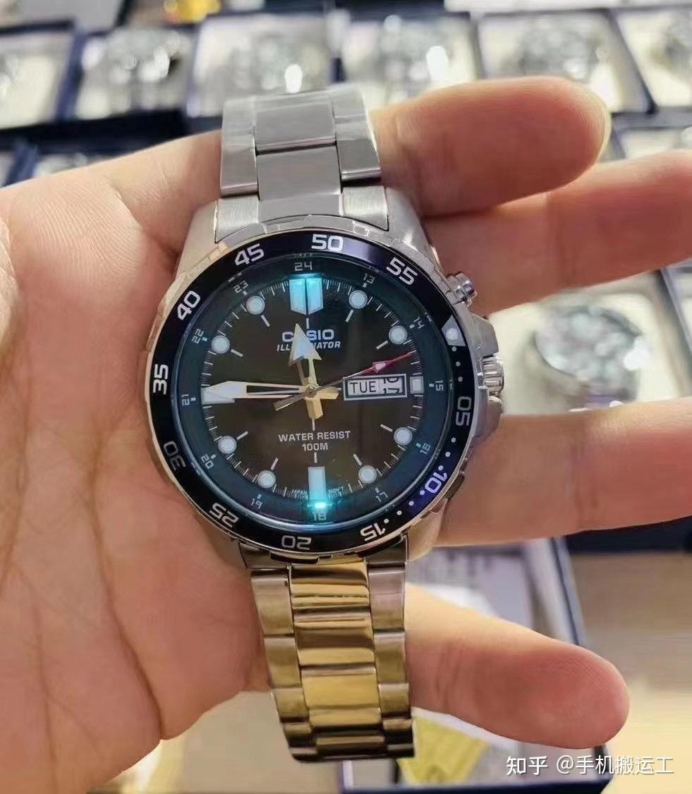 卡西欧黑水鬼商务风格