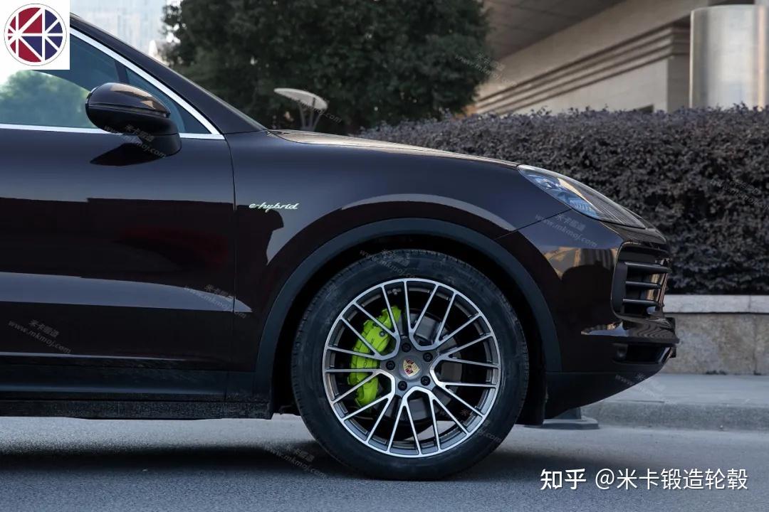 米卡轮毂改装第一期|保时捷卡宴安装米卡hcd64 亮光银色 - 知乎