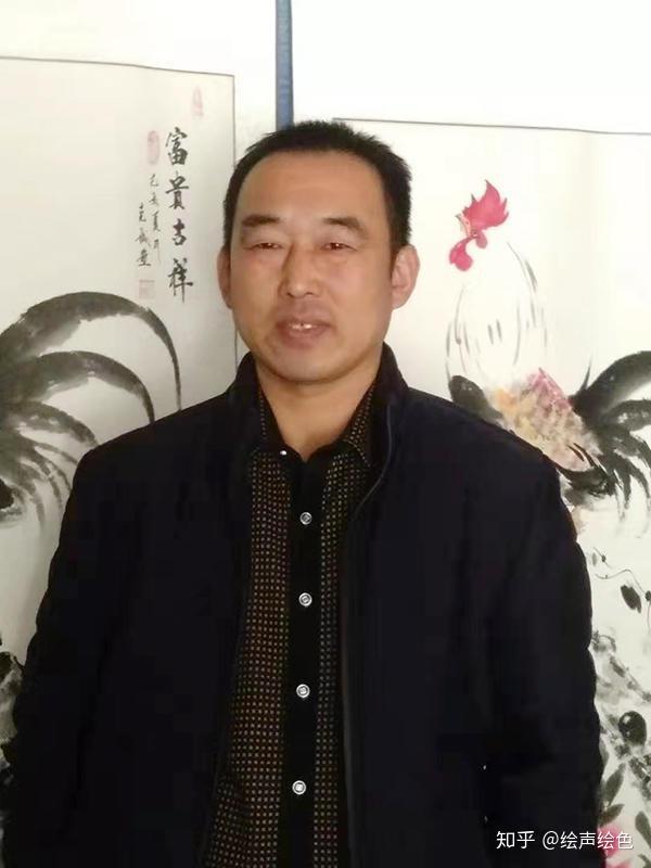 画家赵克诚笔墨简练畅快淋漓