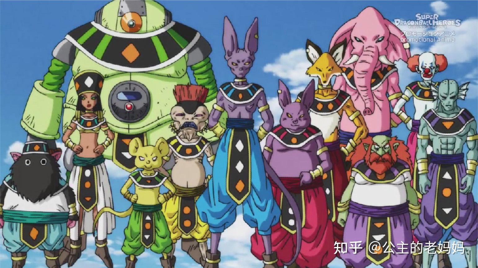 龙珠超的全王天使和破坏神是鸟山明眼里的漫画工具吗