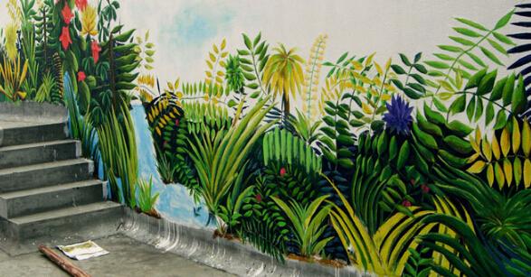 墙绘在农庄提质改造中的作用