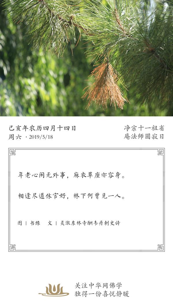 19 05 18 年老心闲无外事 知乎