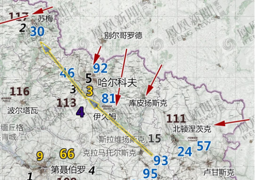 从爱国媒体凤凰网的分析来看,哈尔科夫和赫尔松地区可能成为乌东大战