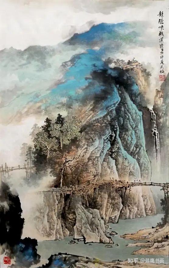 我国山水画名家杨天佑先生作品：虚实结合，彰显中国山水画之魅力 - 知乎