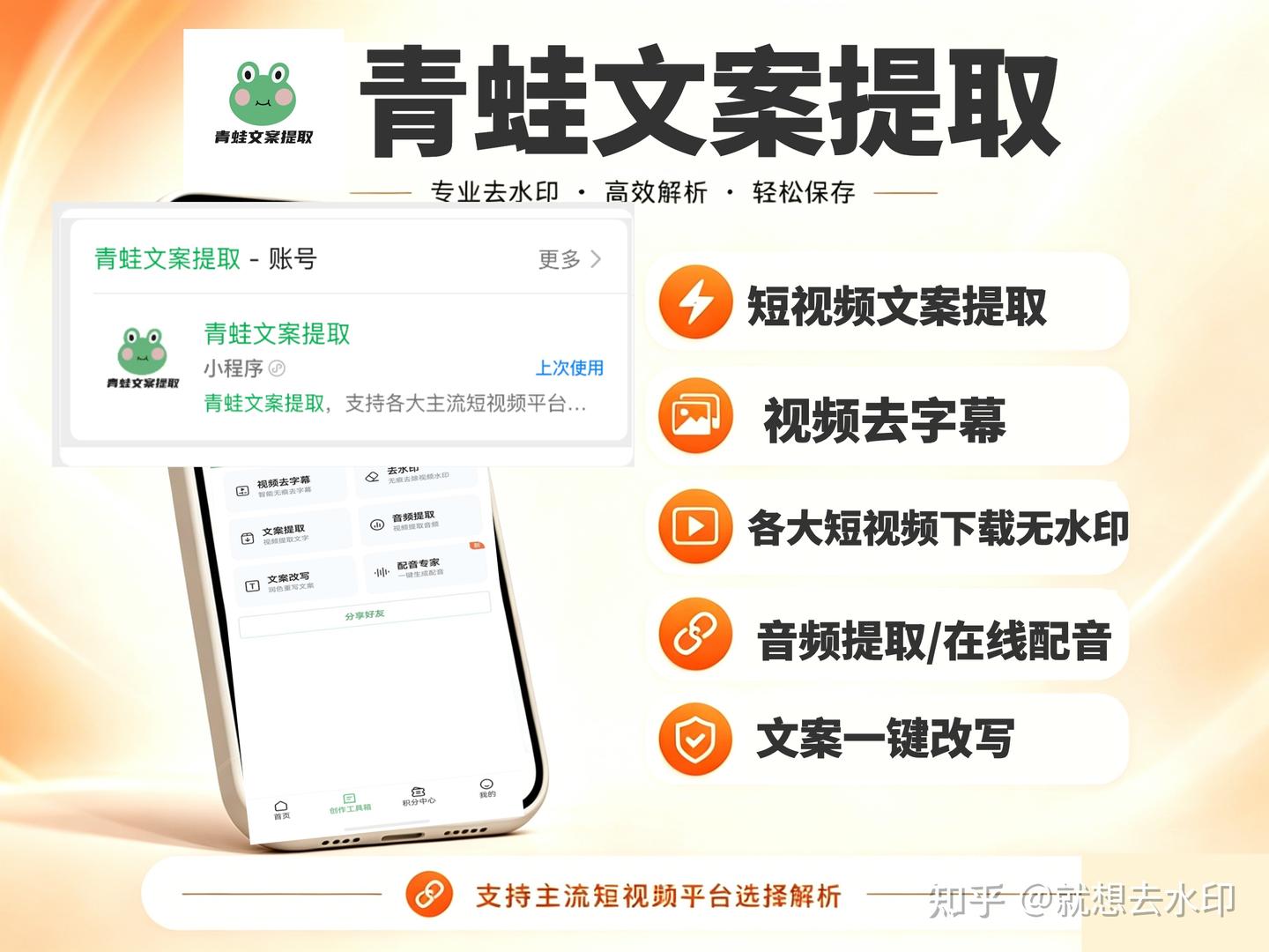 苹果手机怎么把视频转成文字?2026青蛙文案提取iPhone视频转文字教程