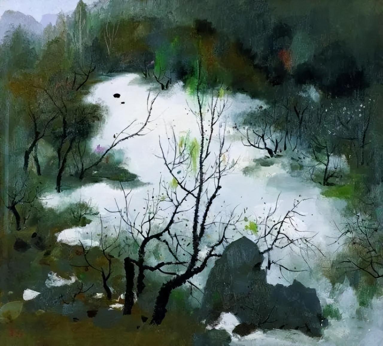 57幅吴冠中的油画，太美了！ - 知乎