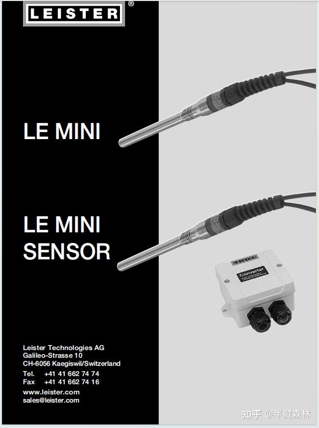 Le Mini Sensor Kit Leister LE MINI SENSOR空气加热器Leister_Process-Heat_BA_LE-Mini_DE使用手侧 - 知乎