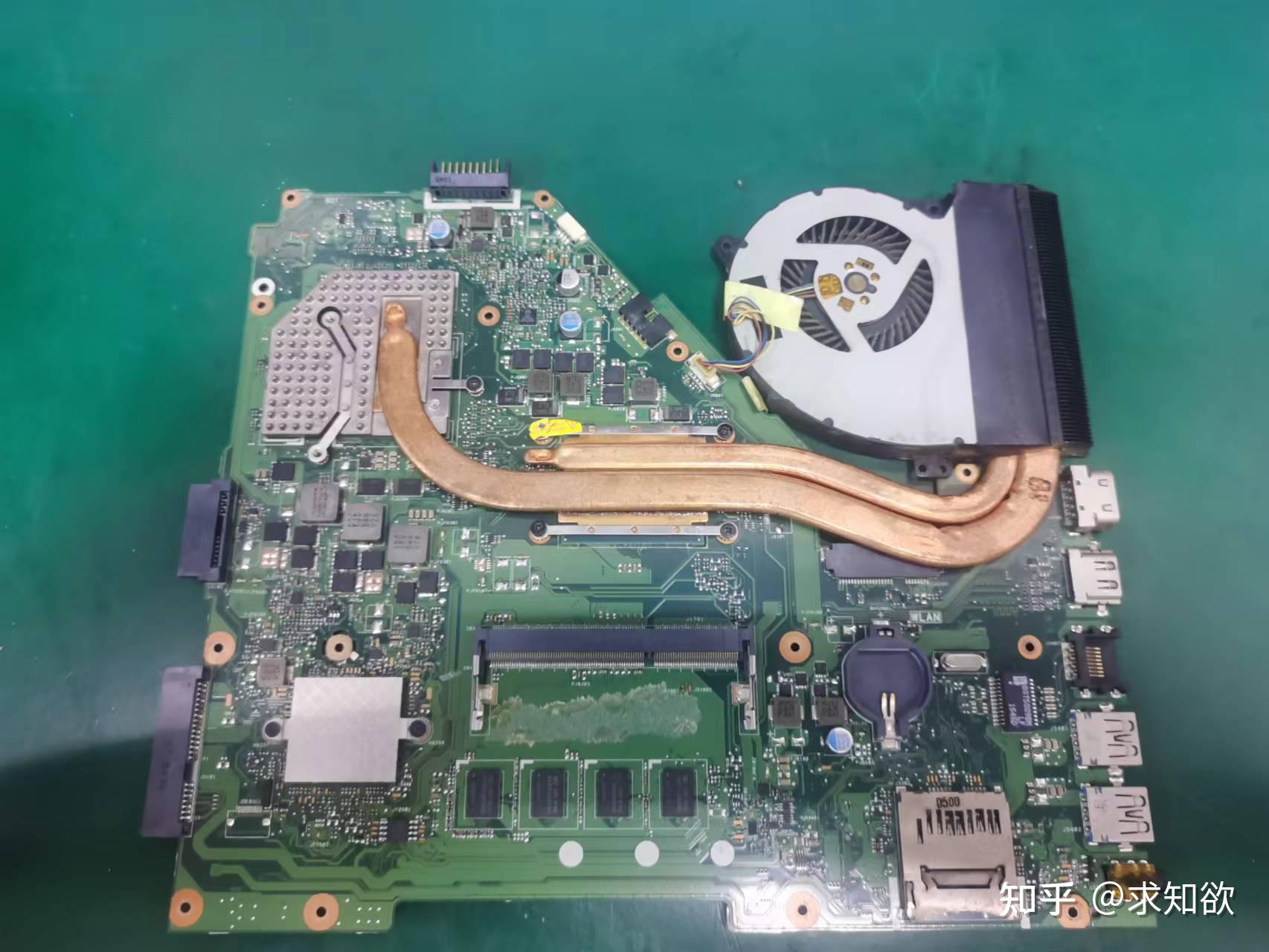 华硕fx50j 拆机 全拆 更换内存 更换硬盘 风扇 拆机