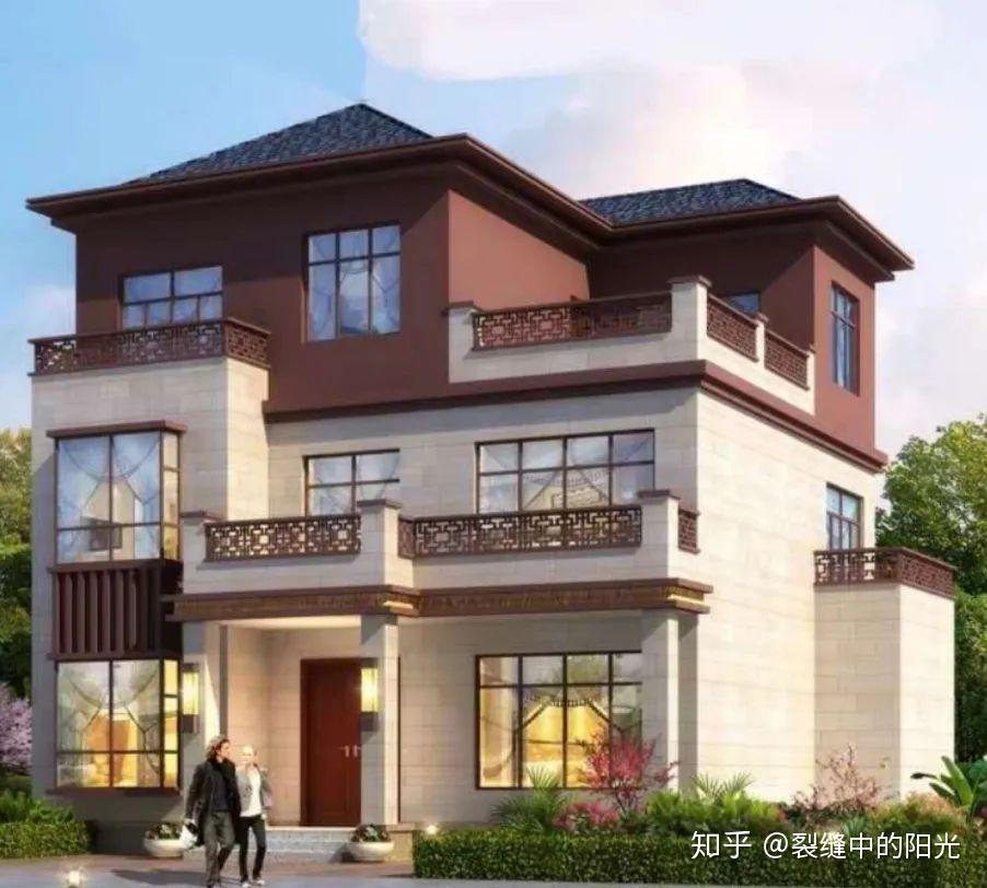 中式别墅木色装饰的新中式