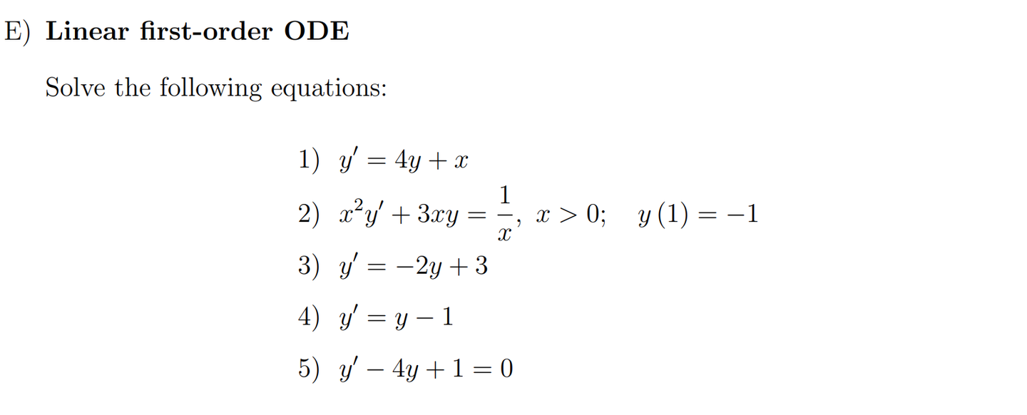常微分方程学习笔记（1）- 一阶微分方程 First Order Differential Equations （上） - 知乎