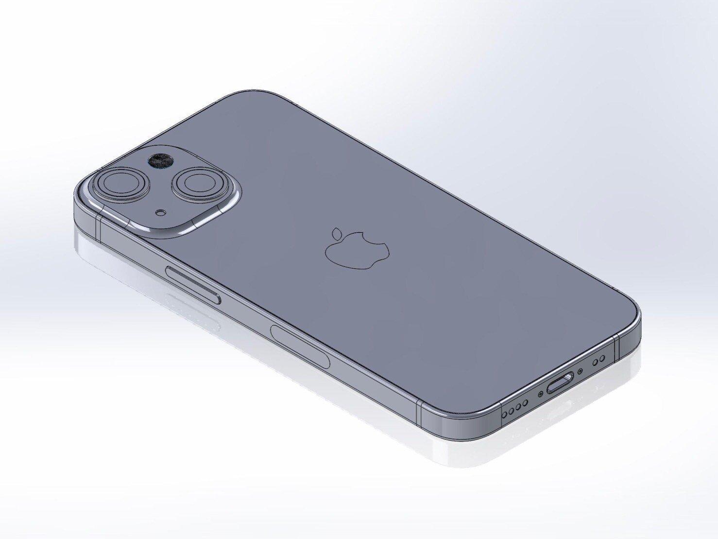 外观基本确定iphone13设计图出炉刘海终于变小了