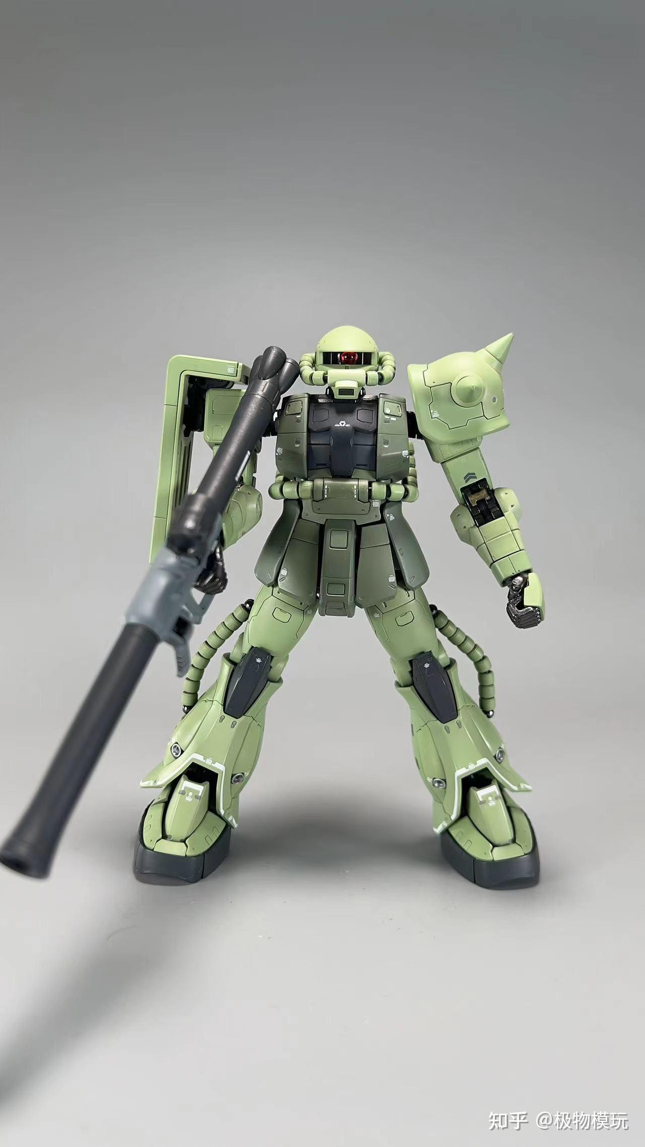 喷口漆面:匠域金属漆外甲漆面:anchornet at漆来自粉丝投稿的rg绿扎古